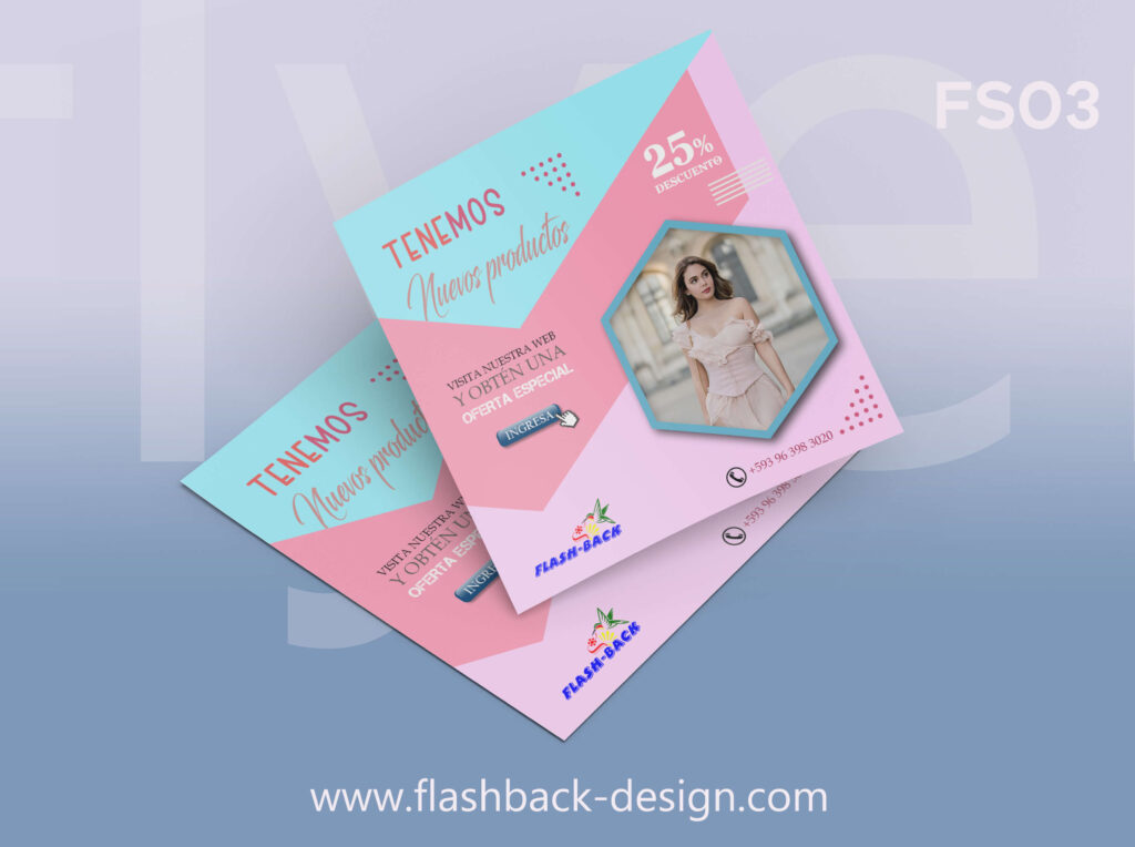 Flyers personalizados y exclusivos para promocionar tu negocio